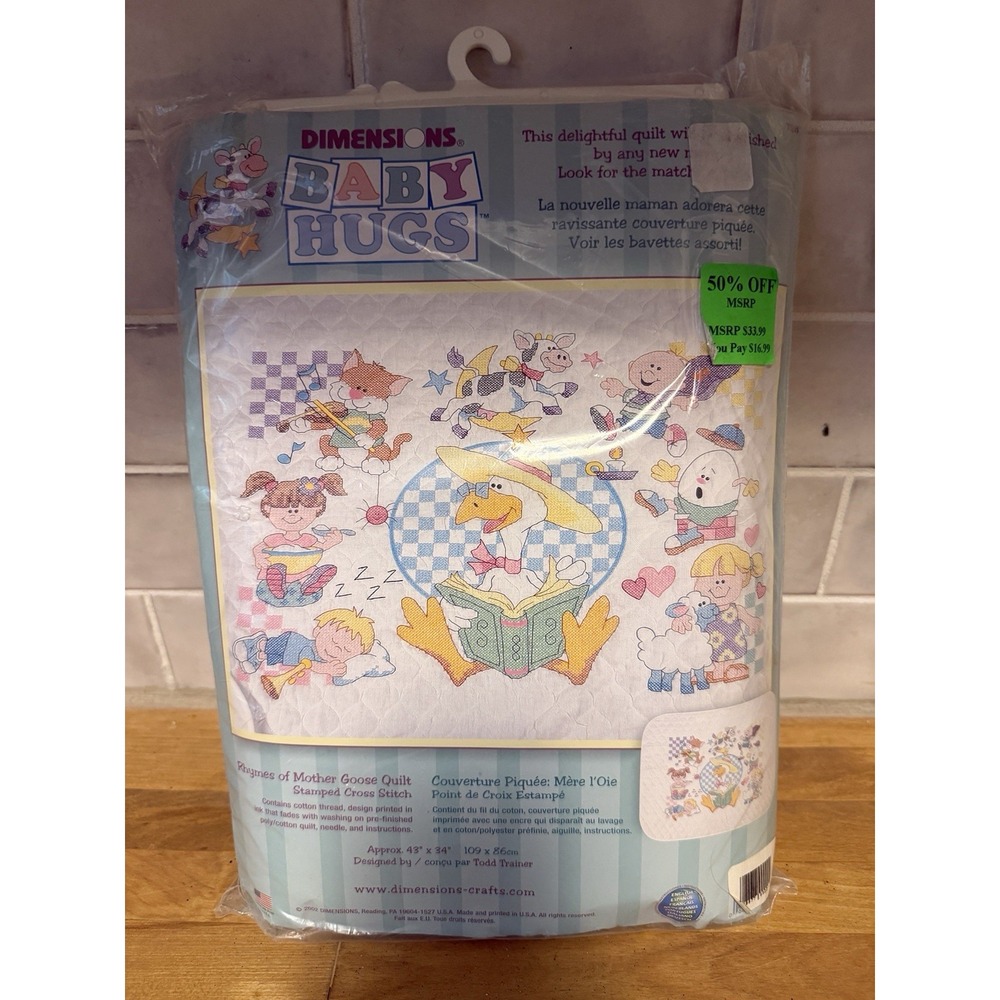Dimensions Cross Stitch Kit Rhymes of Mother Goose Quilts 72815 New Package
